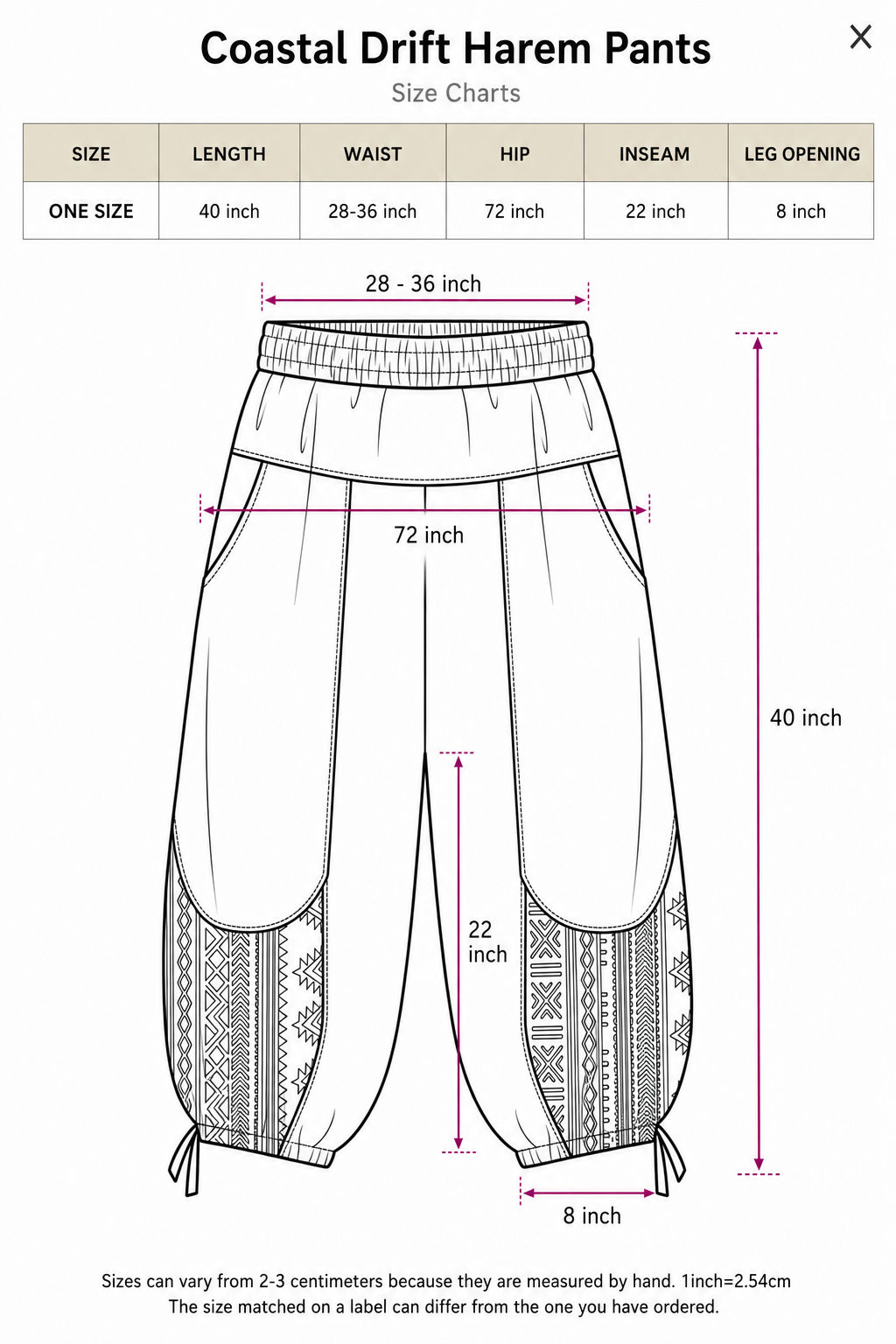 Coastal Drift Harem Pants